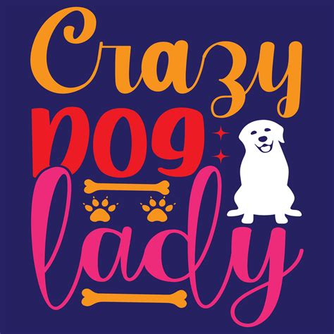 Crazy dog lady. 13269549 Vector Art at Vecteezy