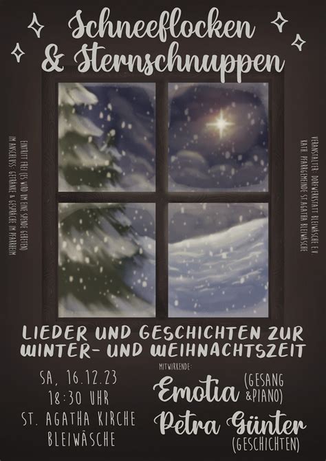 Besinnliche Momente Zum 3 Advent 16 Dezember In St Agatha