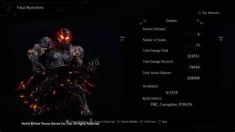 I Finally Beat Nioh 2 Yesterday Heres The Final Stats For Bosses