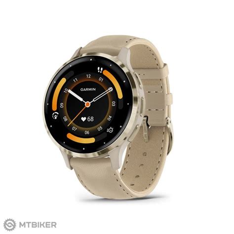 Garmin Venu S Hodinky French Gray Soft Gold Leather Mtbiker Shop