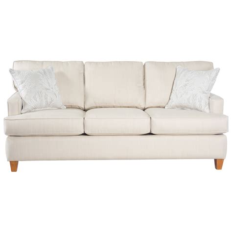 Capris Furniture 162 S162 Contemporary Small-Scale Sofa | Baer's Furniture | Sofas