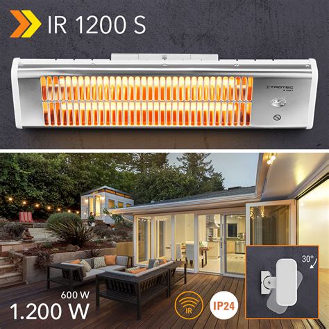 Infrarot Heizstrahler IR 1200 S damit Sie auch in der kühlen