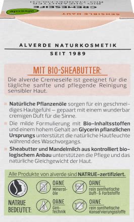 Alverde Naturkosmetik Cremeseife Bio Sheabutter Bio Mandelmilch G