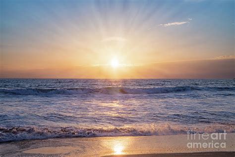 Blue And Gold Sunset Photograph By Sarah Ainsworth Fine Art America