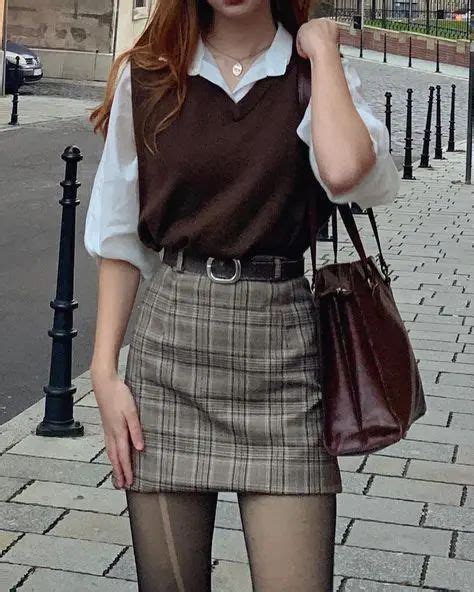 Preppy Dark Academia Aesthetic Outfit Ideas For Fall In 2024 Cute