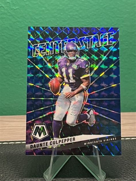 Panini Mosaic Center Stage Mosaic Mosaic Blue Prizm Cs Daunte