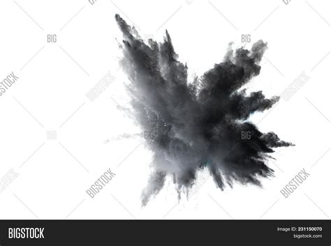 Black Powder Explosion Image Photo Free Trial Bigstock