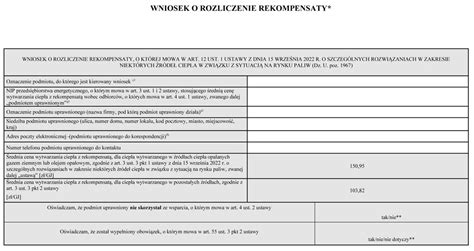 Rozporządzenie ministra klimatu i środowiska w sprawie wzoru wniosku o