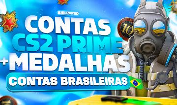 Conta Cs Prime Medalhas Horas Counter Strike Contas E