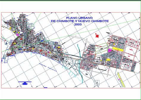 Plano De Chimbote Peru En AutoCAD Descargar CAD Gratis 1 09 MB