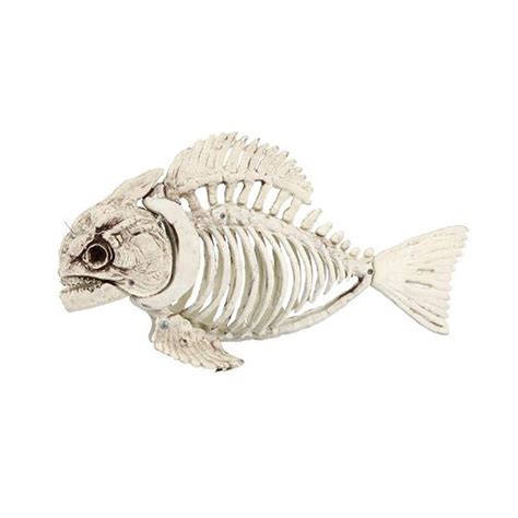 Fish Skeleton Halloween Decoration - Brazco