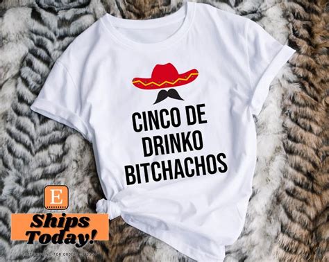 Cinco De Drinko Shirt Cinco De Mayo Shirt Funny Cinco De Etsy Cinco De Drinko Squad Shirt