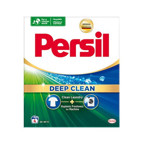 PERSIL DEEP CLEAN Proszek Do Prania BIEL 4 Prania 240 G