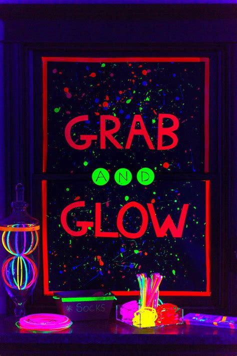 Glow In The Dark Themed Birthday Party Elegant Kara S Party Ideas Glow