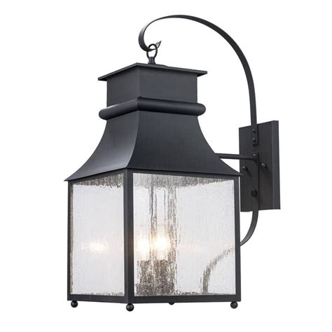 Home Decorators Collection Rainbrook Light Matte Black Hardwired