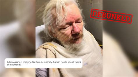 Russian embassy shares AI-generated image of Julian Assange in prison