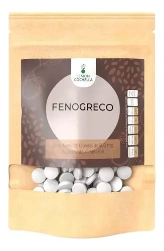 Fenogreco Tabletas Lemon Cochella Pieza Sabor Natural