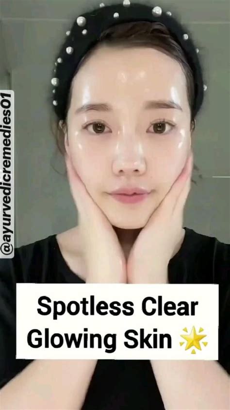 Spotless Clear Glowing Skin 🌼 Spotless Glass Skin 😍 Skin Care Remedy 💚