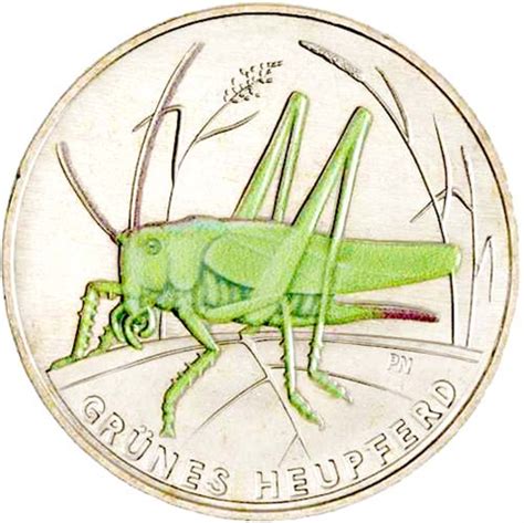 5 Euro Grünes Heupferd 2024