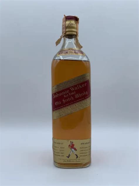 Johnnie Walker Red Label Old Scotch Whisky Highest Awards Cl Vol