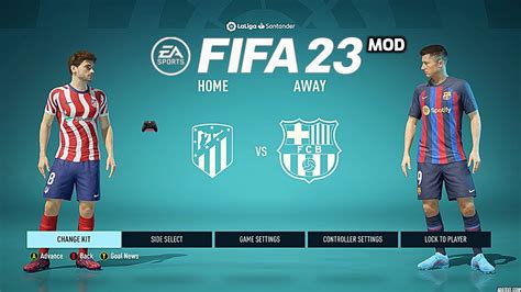 Fc Barcelona Vs Atletico Madrid Fc Fifa Mod Ps Gameplay Graphics