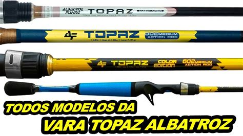 Vara Para Carretilha Boa E Barata Topaz Da Albatroz Fishing YouTube