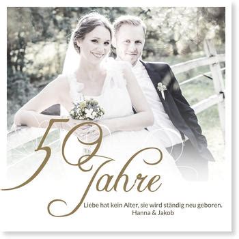 Exklusive Einladungskarten Goldene Hochzeit