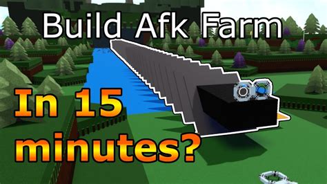 Perfect Afk Farm But Build In Extremely Short Time Build A Boat For