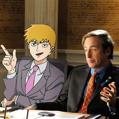 Saul Goodman x Arataka Reigen Frases engraçadas para amigos Citações