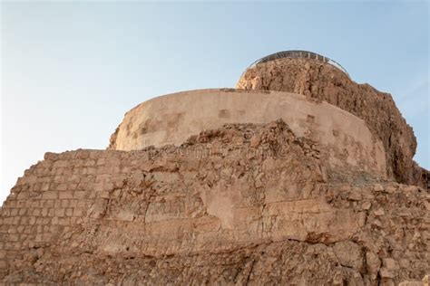 The Ruins Of The Palace Of King Herod In The Fortress Of Masada Is A