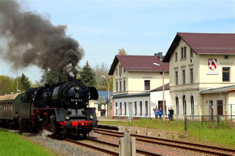 Sonderzug Anl Sslich Jahre Bahnhaltepunkt Hohndorf Mitte Am Tag Der