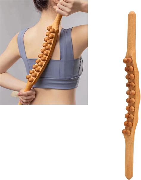 Outils De Massage Gua Sha En Bois Rouleau De Massage En Bois Outil