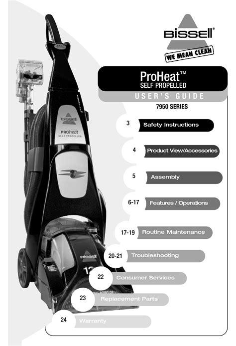 Bissell Proheat Advanced Manual