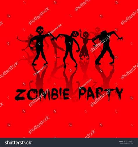 Zombie Party Background Stock Photo 479563375 : Shutterstock