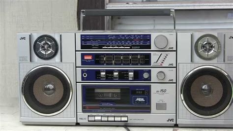 Jvc Pc 150 Portable Componet System 5 Band Eq 3 Piece Radio Cassette Boombox Review Youtube