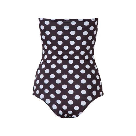 Verdelimon Womens Fiji One Piece Polka Dot Swimsuit Designer