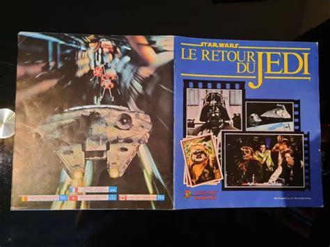 Album Panini Star Wars Le Retour Du Jedi Avec Pochettes