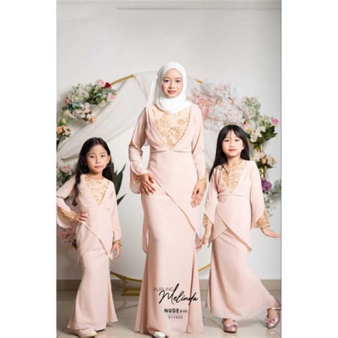 BACA T C KURUNG MELINDA NUDE PREMIUM CHIFFON Shopee Malaysia