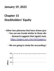 Understanding Stockholders Equity And Dividend Policy Course Hero