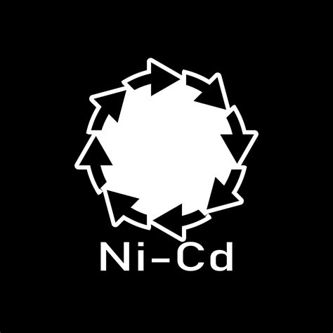 Battery recycle ni-cd, vector illustration, sign. 22050880 Vector Art ...