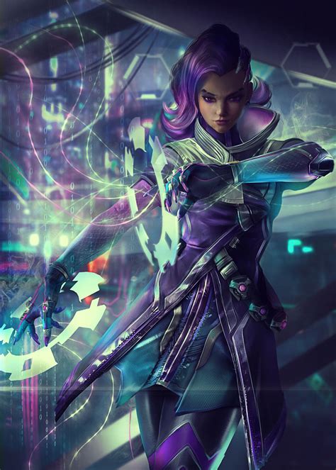 Artstation Sombra Blizzcon Commission Eddy Shinjuku Sombra