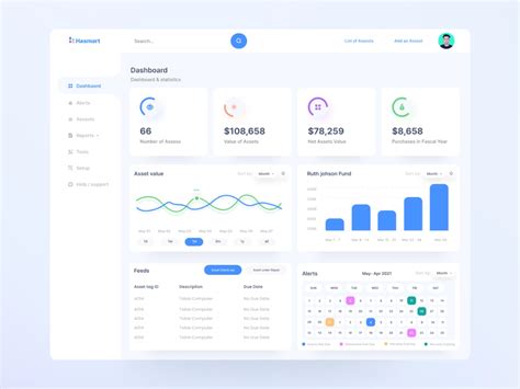 Asset Management Dashboard Ux Ui