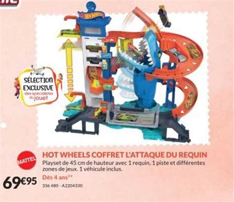 Promo Hot Wheels Coffret L Attaque Du Requin Chez Jouets Sajou Icatalogue Fr