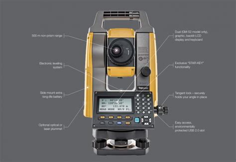 Topcon GM 52 2 Reflectorless Dual Display Total Station With Bluetooth