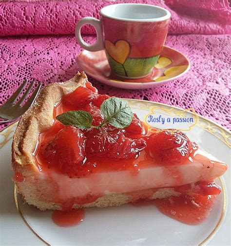 CROSTATA CON PANNA COTTA E FRAGOLE Rosly A Passion For Pastry