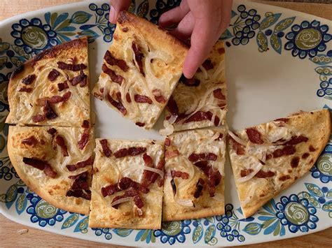 Tarte Flamb E A Delicious Flatbread From Alsace Euro Travel Coach