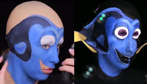 This Finding Dory Makeup Tutorial Will Completely Blow Your Mind Self