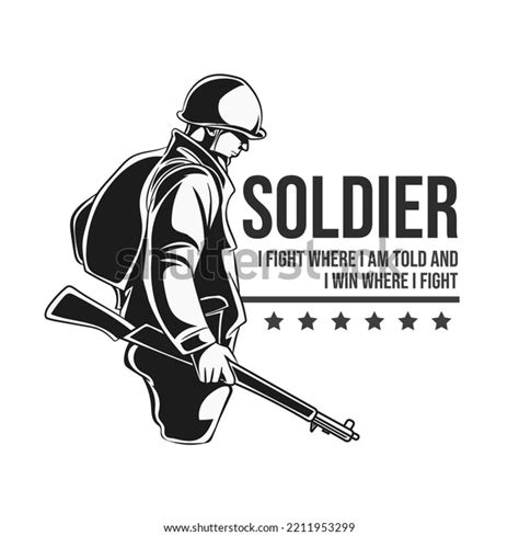 Military Vector Illustration Army Background Soldiers Stock Vector ...