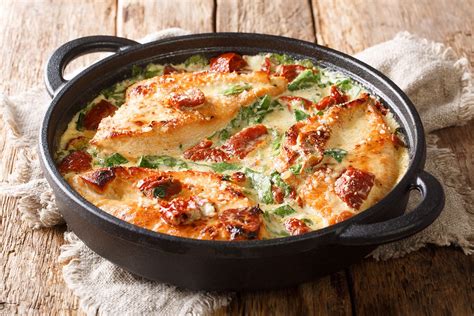 Filets De Poulet à La Crème De Tomate Recettes Légères