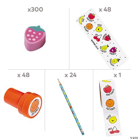 Bulk 544 Pc Fruit Of The Spirit Handout Assortment Kit For 48